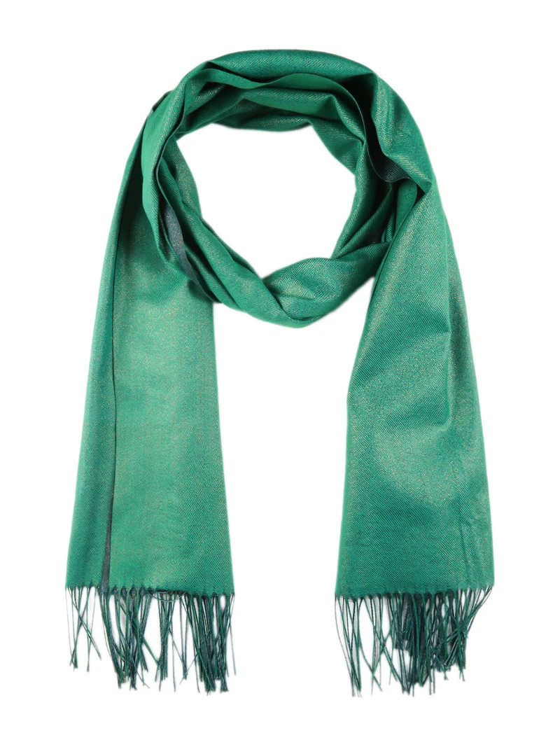 Sciarpa donna con glitter - verde