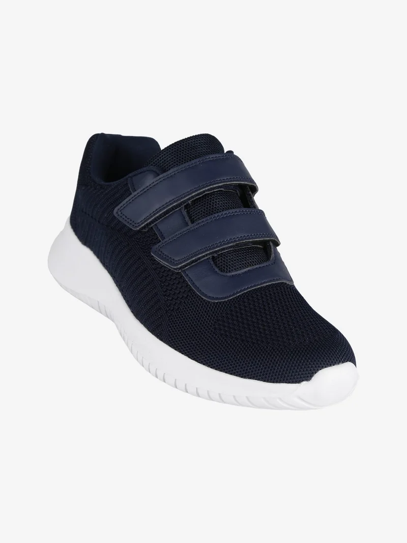 Sneakers da uomo con cinturino a strappo - blu scuro