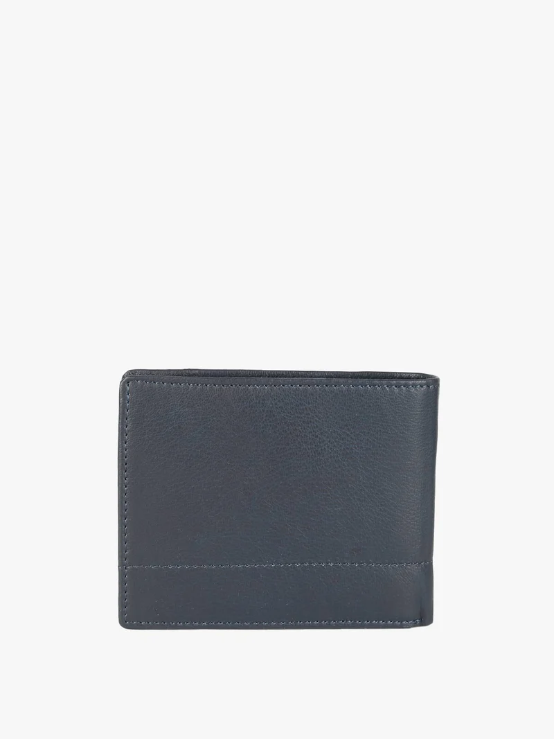 Portafoglio in pelle da uomo - blu scuro