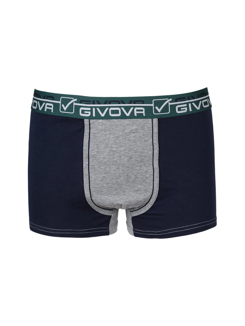 Boxer uomo in cotone bielastico - blu