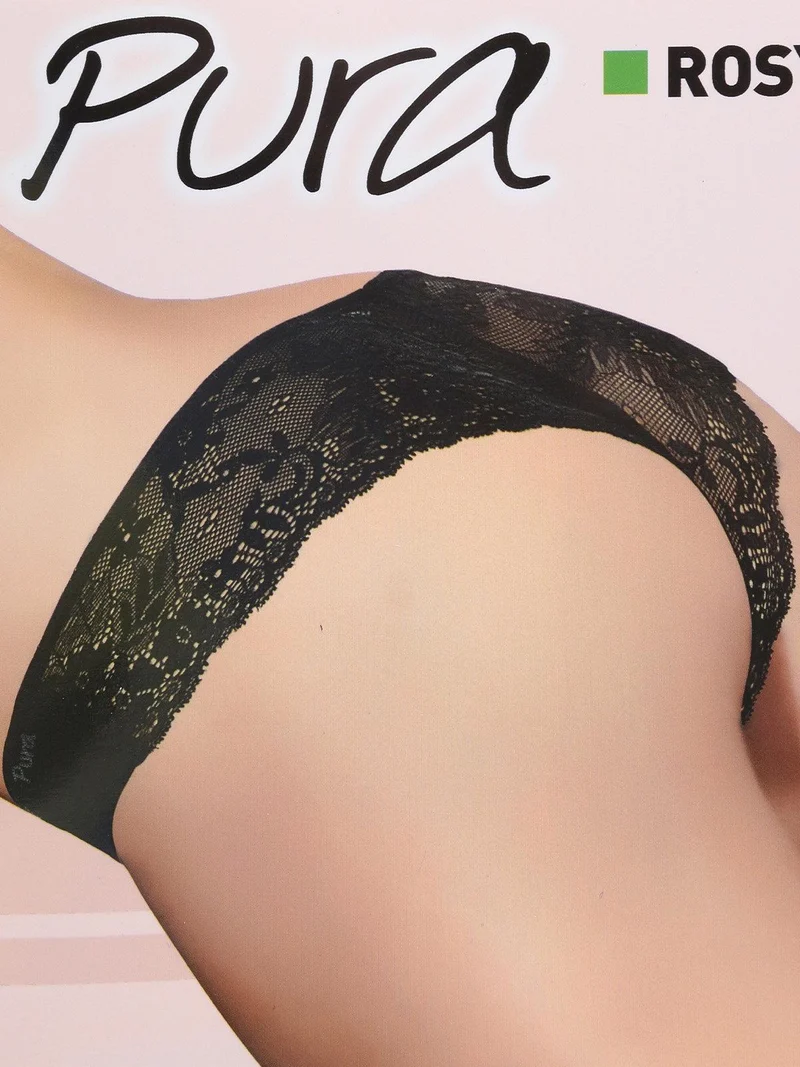 brasiliana donna con pizzo ROSY - nero
