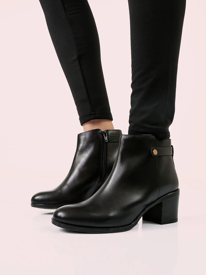 D NEW ASHEEL A Stivaletti donna con tacco largo - nero