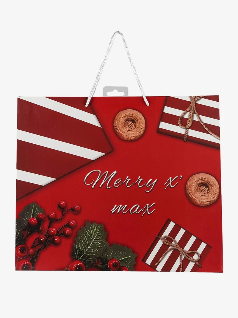 Sacchetto regalo di Natale rettangolare - rosso