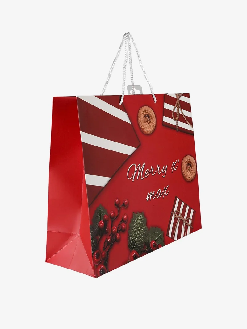 Sacchetto regalo di Natale rettangolare - rosso