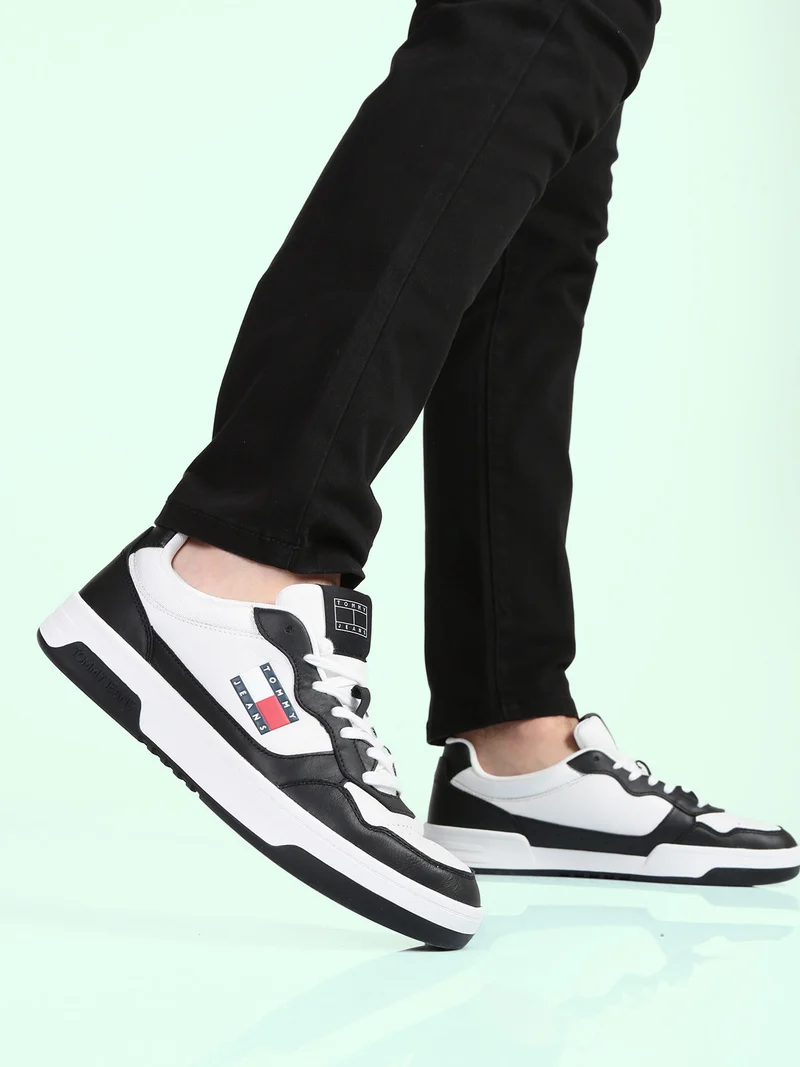 CUPSOLE Snekers da uomo in pelle - multicolore
