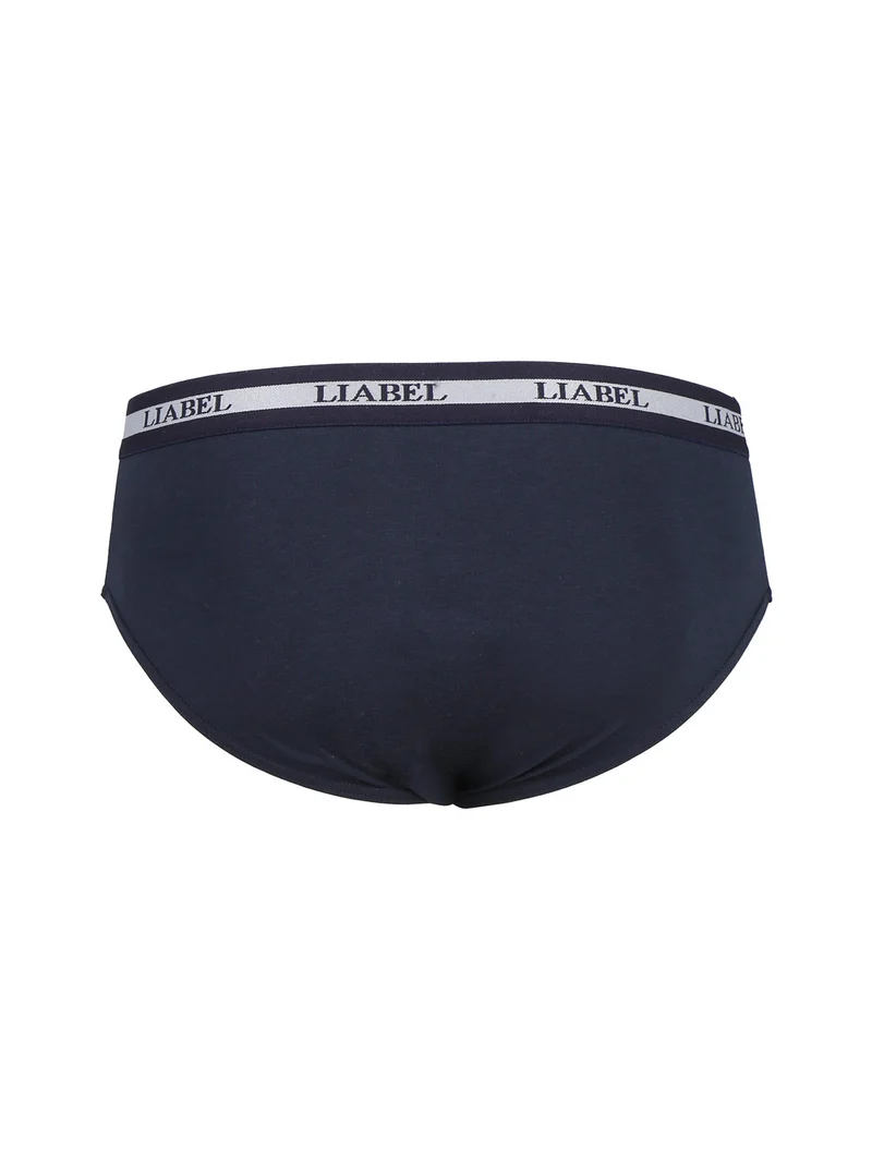 Slip da uomo in cotone elasticizzato - blu scuro
