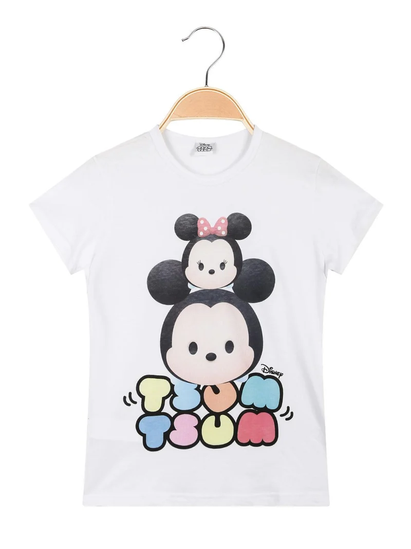 T-shirt bambina con stampa - bianco