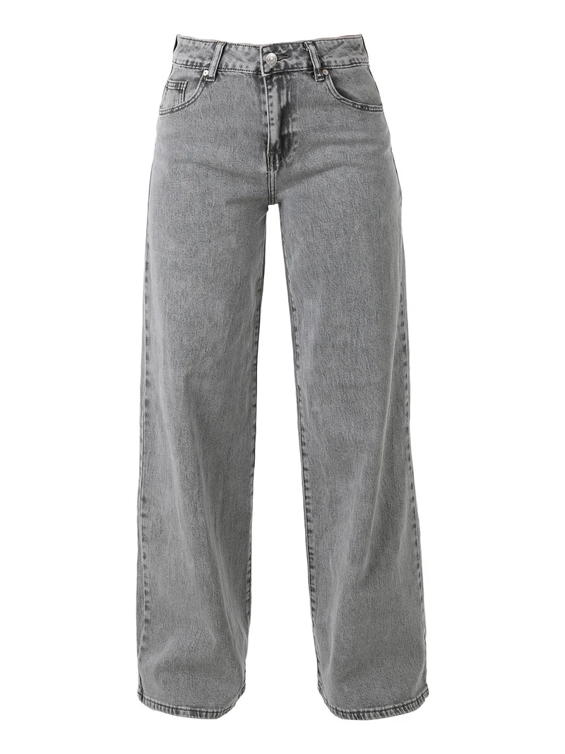 Jeans donna baggy - grigio