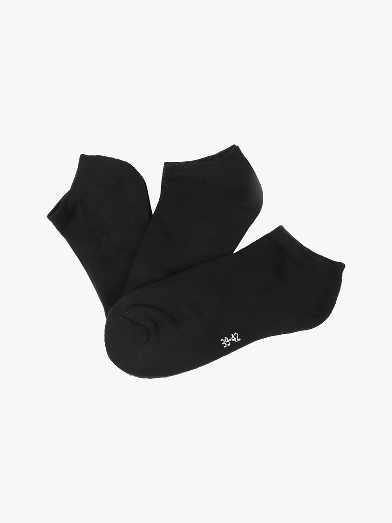 Confezione da 3 paia di salvapiede unisex - nero