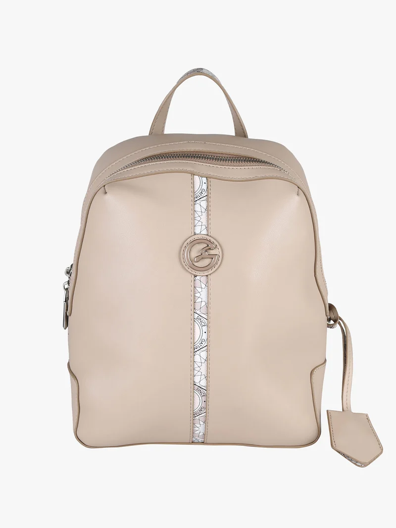 Zaino donna in ecopelle - beige