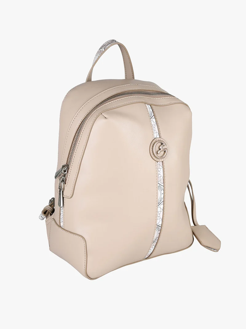 Zaino donna in ecopelle - beige