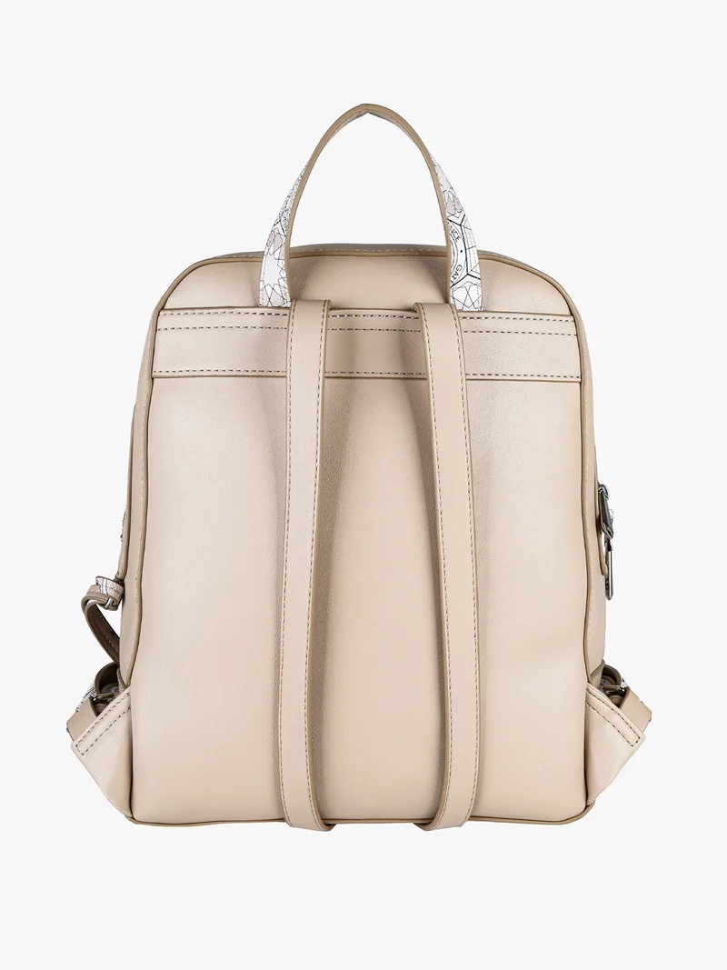 Zaino donna in ecopelle - beige