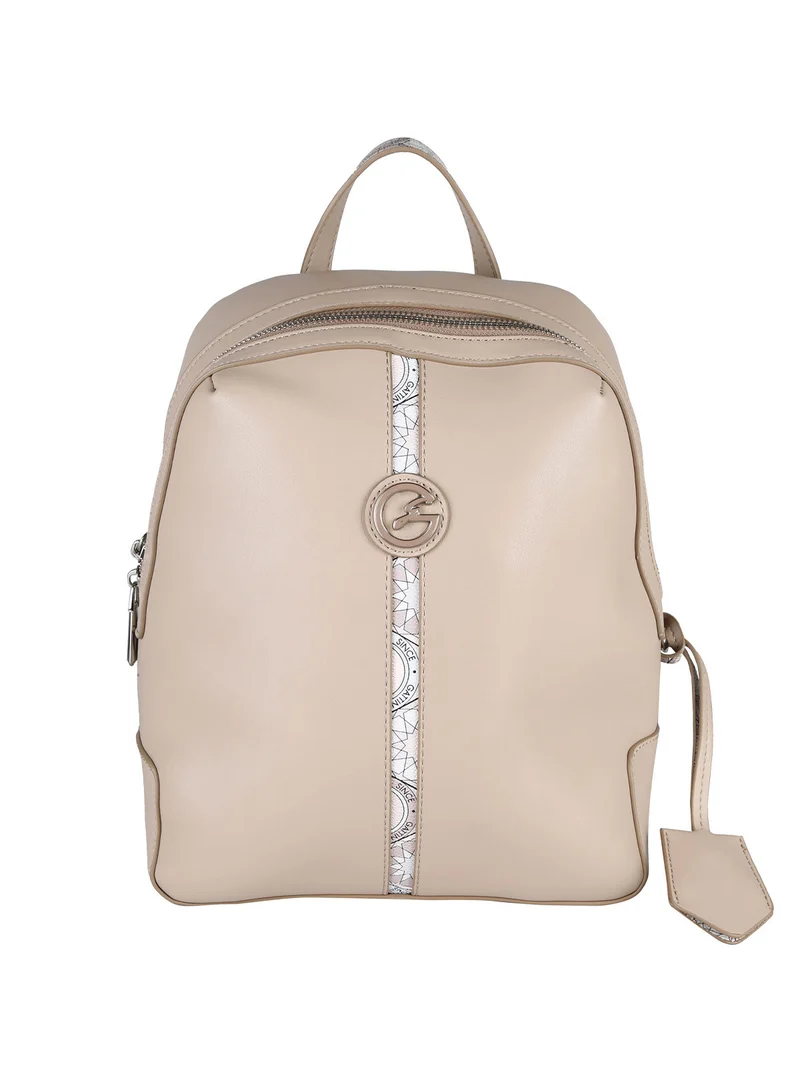 Zaino donna in ecopelle - beige