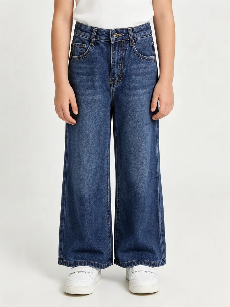Jeans da bambina wide leg - jeans