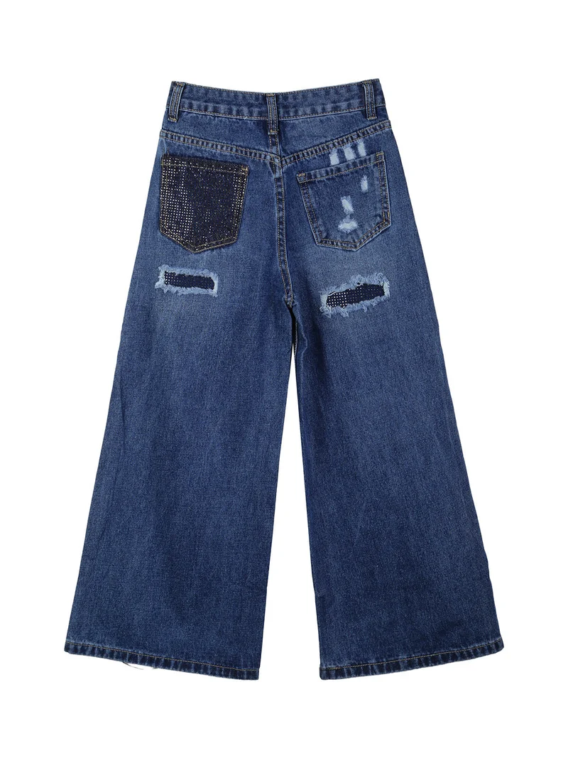 Jeans da bambina wide leg - jeans