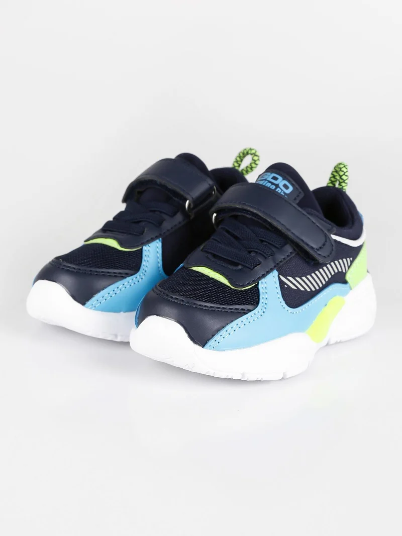 Scarpe sportive da bambino con strappo GD21518 - blu scuro