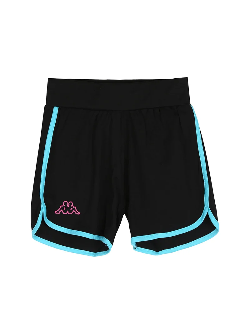 Completo corto 2 pezzi da ragazza con t-shirt e shorts - blu