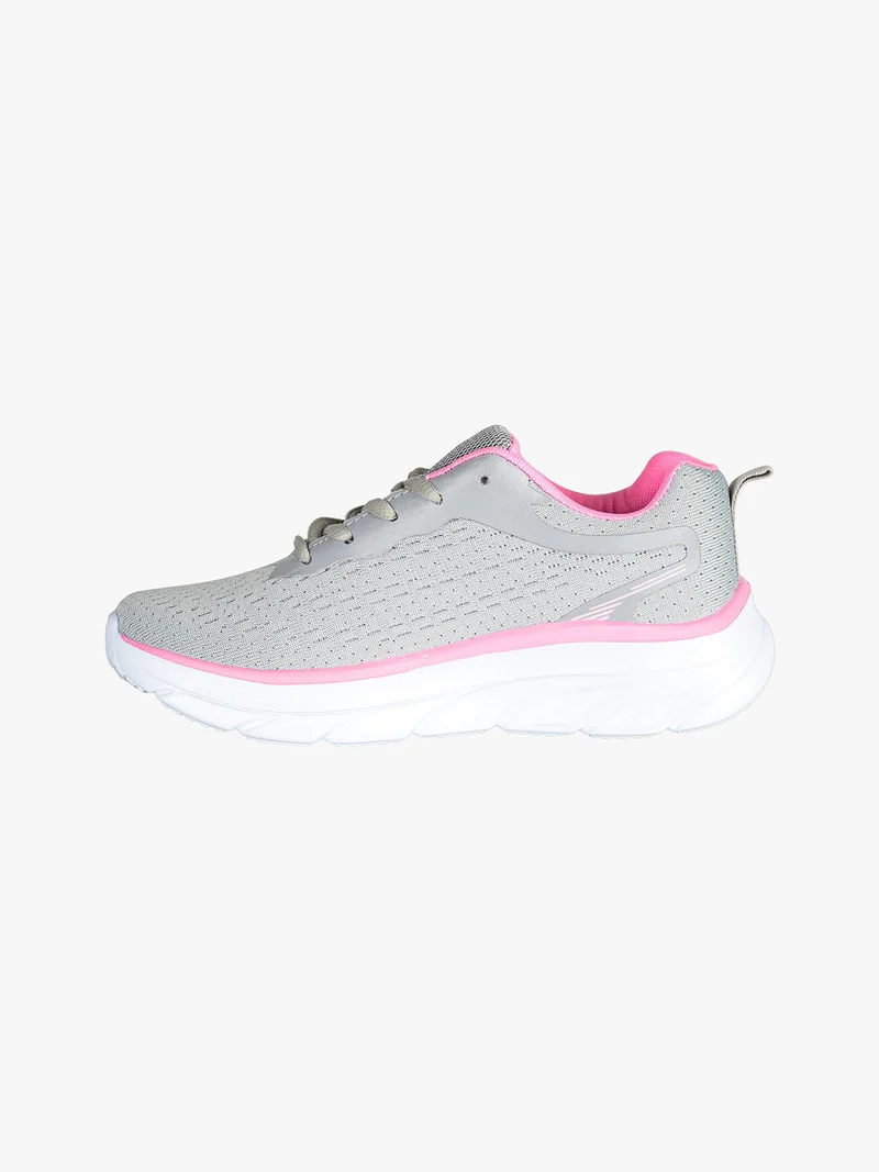 Sneakers sportive da donna in tessuto - grigio