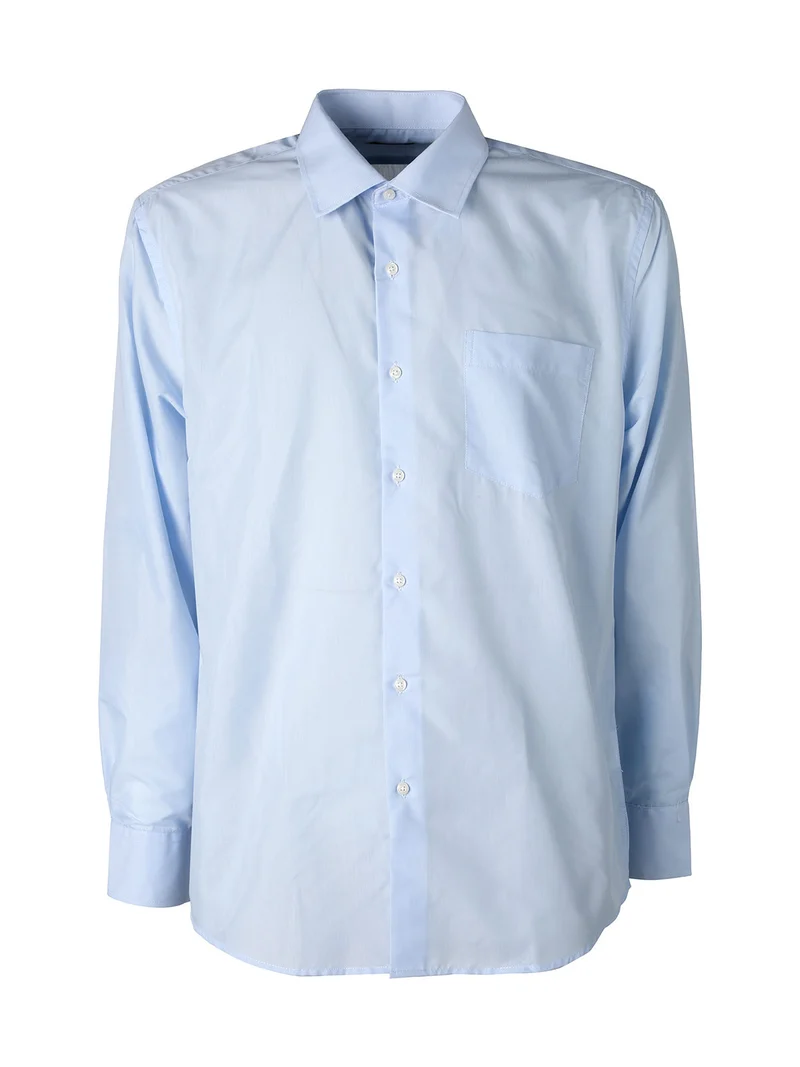 Camicia da uomo a maniche lunghe - azzurro