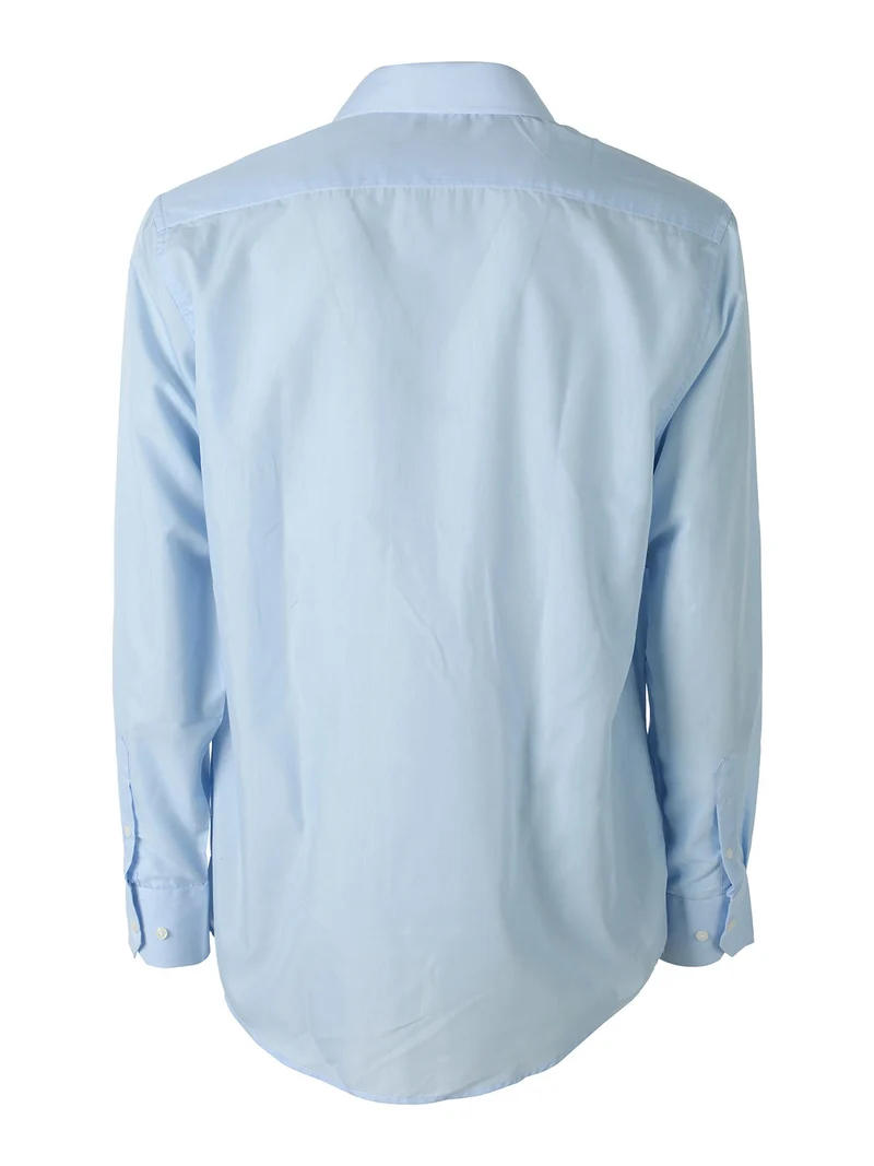 Camicia da uomo a maniche lunghe - azzurro