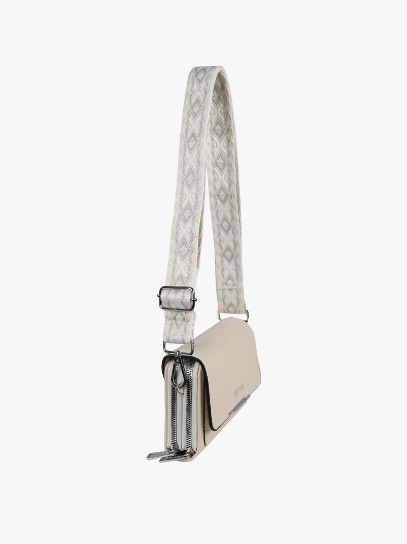 Borsa portafoglio con tracolla - beige