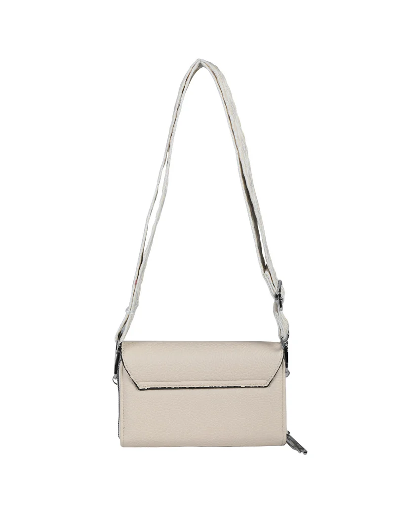 Borsa portafoglio con tracolla - beige