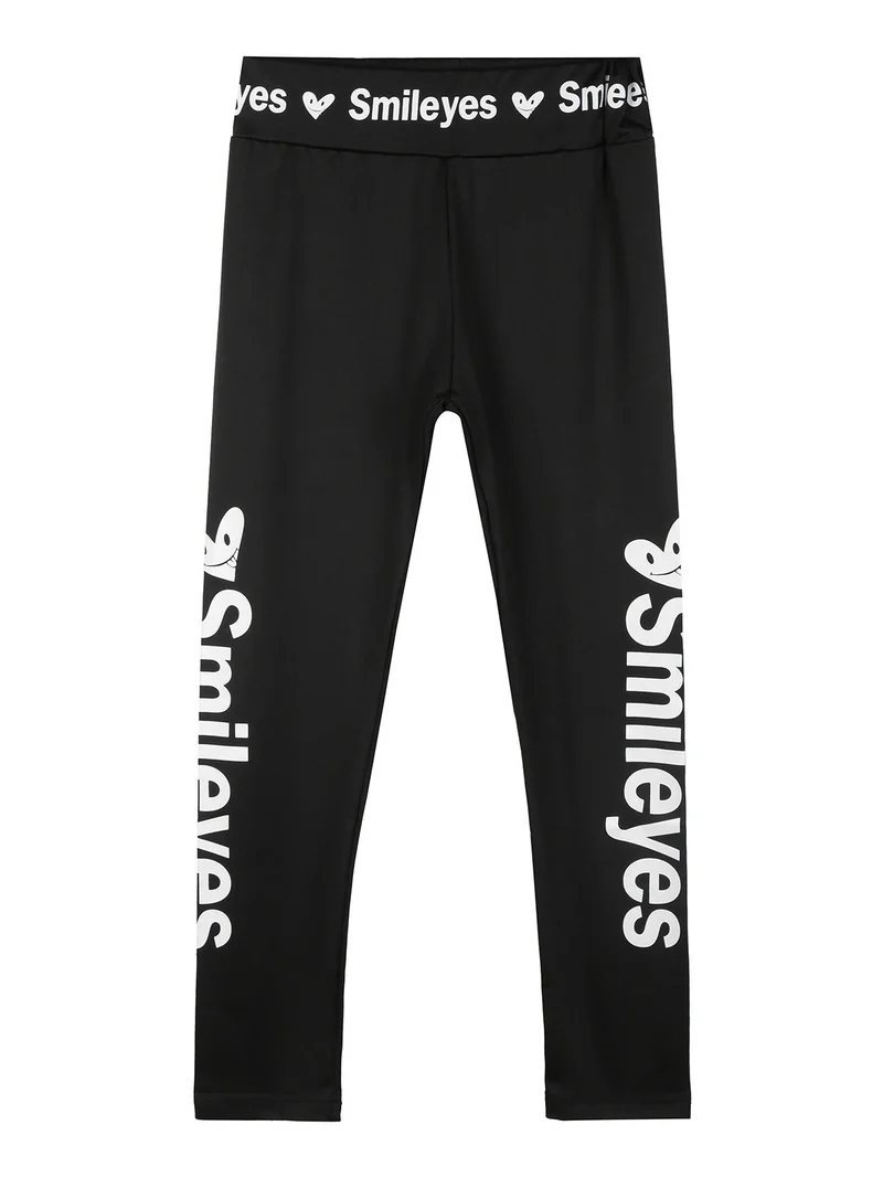 Leggings sportivi da bambina - bianco