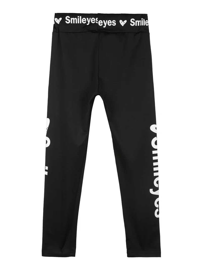 Leggings sportivi da bambina - bianco