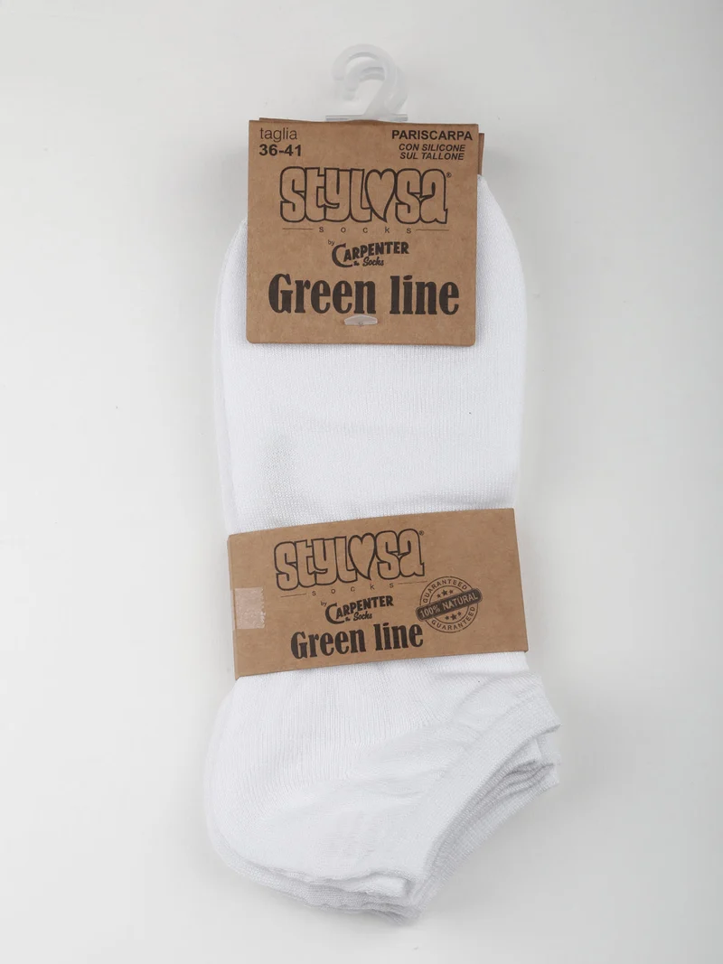 Confezione da 3 paia di pariscarpa da donna - bianco