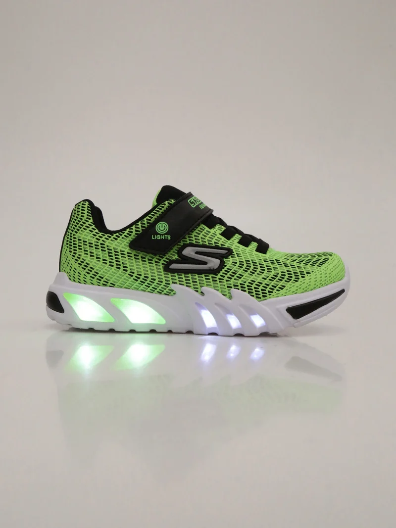 VORLO Flex Glow Elite Sneakers da bambino con luci - verde chiaro