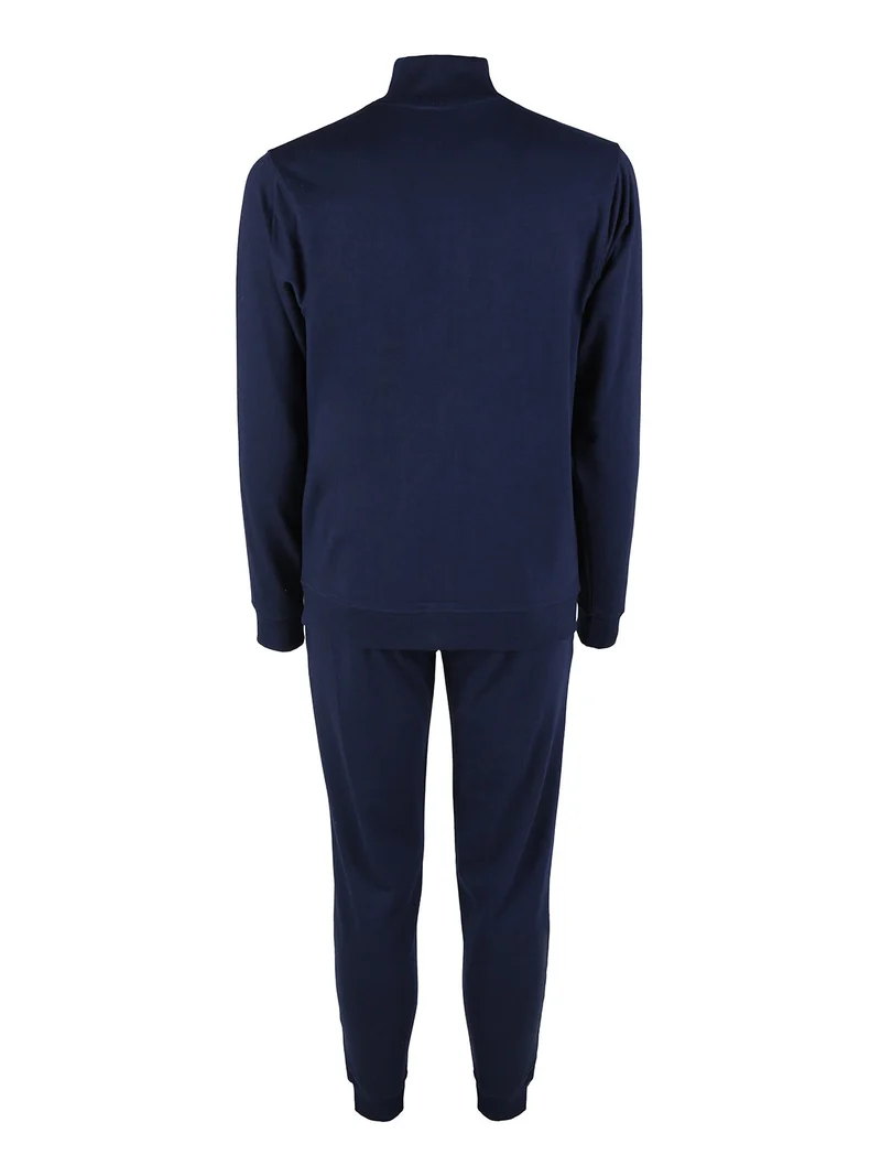 Tuta da uomo 2 pezzi con zip intera - blu scuro