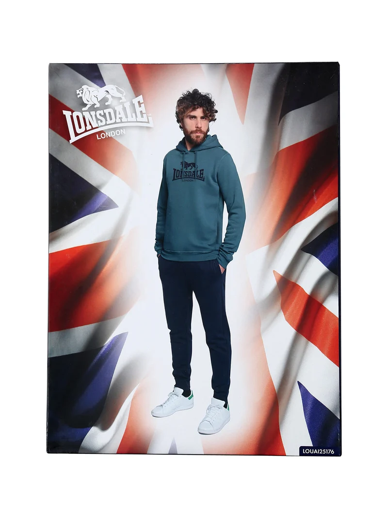 Completo tuta da uomo 2 pezzi con cappuccio - senape