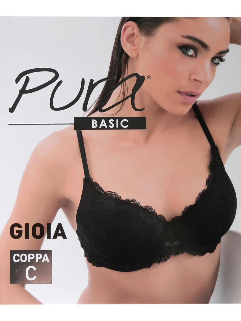 reggiseno imbottito GIOIA coppa C - nero