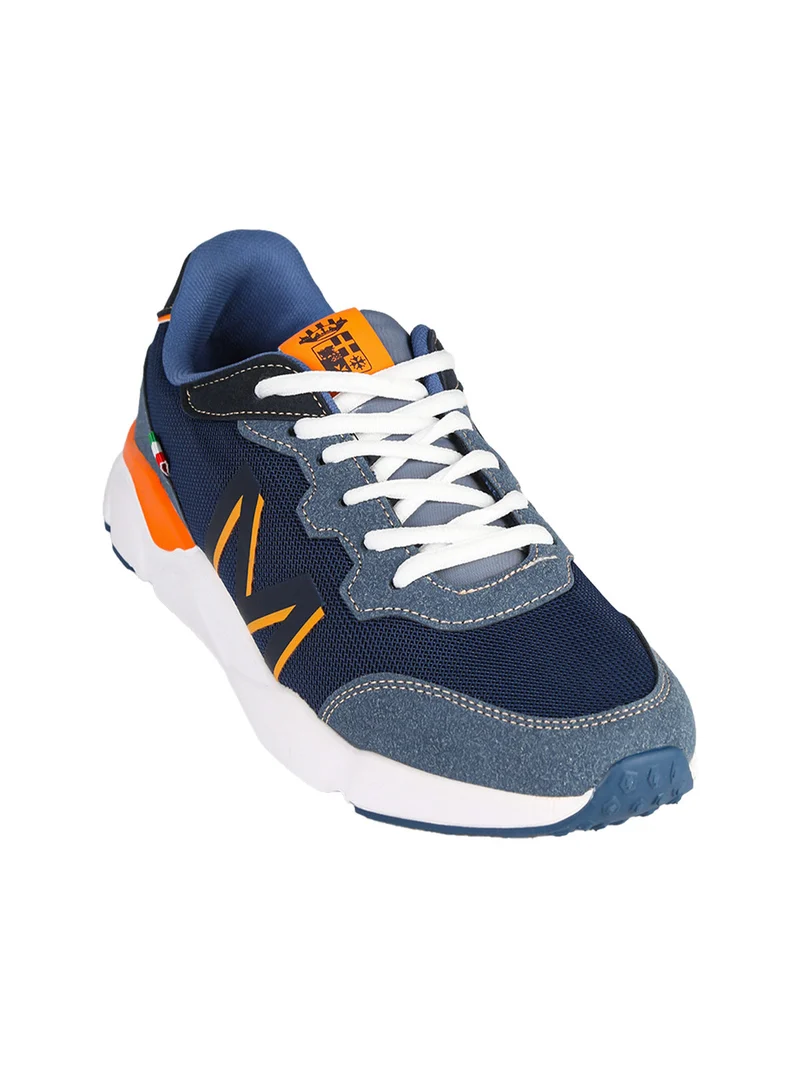 Sneakers da uomo stringate - blu scuro