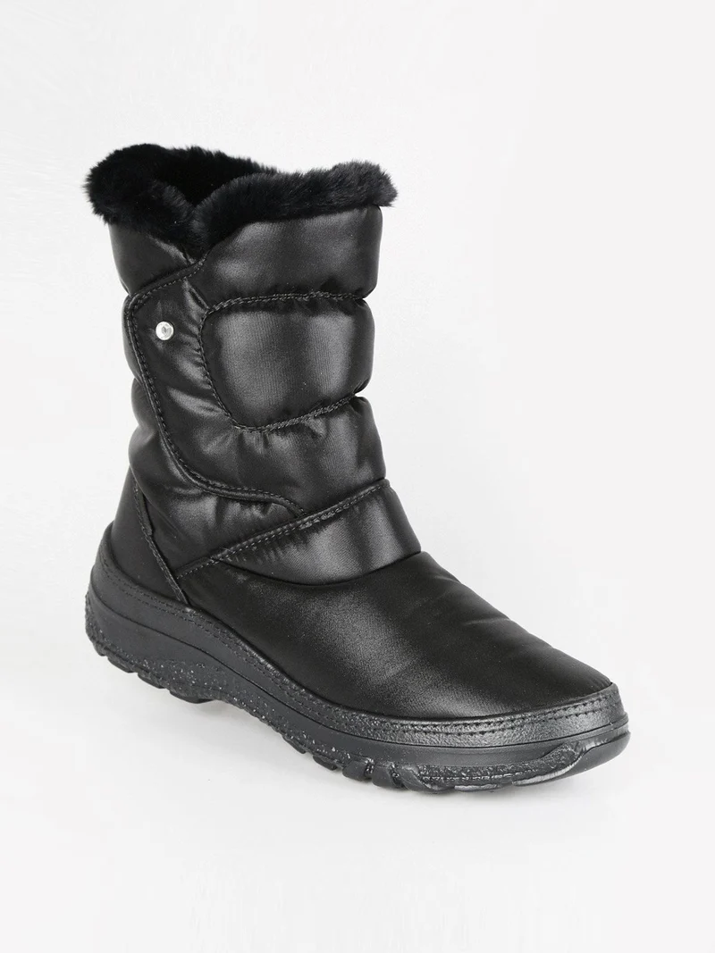 Stivali da neve donna con strappo - nero