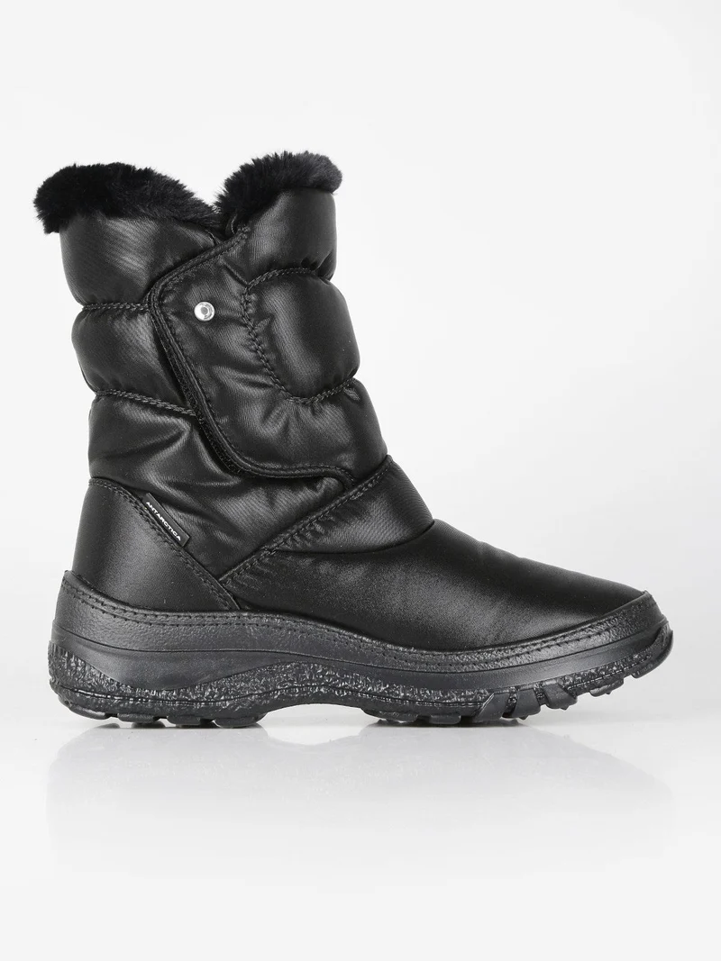 Stivali da neve donna con strappo - nero