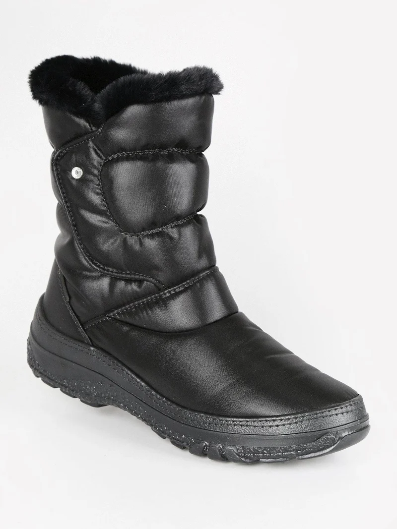 Stivali da neve donna con strappo - nero