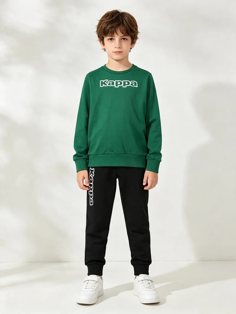 Completo girocollo da bambino 2 pezzi - verde