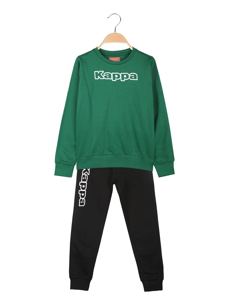 Completo girocollo da bambino 2 pezzi - verde