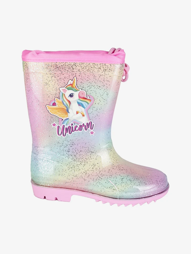 Stivaletti da pioggia bambina in gomma - rosa
