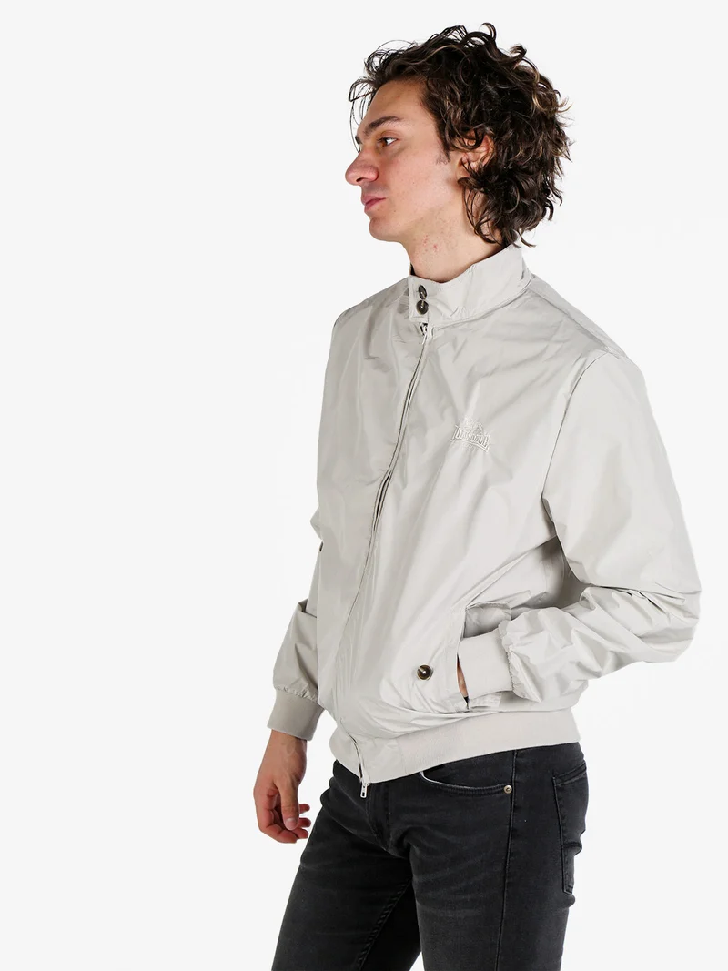 Giacca a vento leggera da uomo con zip - beige