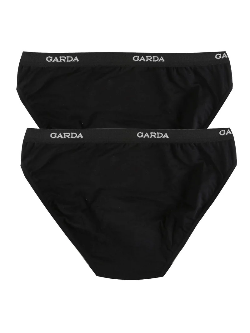Slip uomo in cotone CONFEZIONE 2 PEZZI - nero