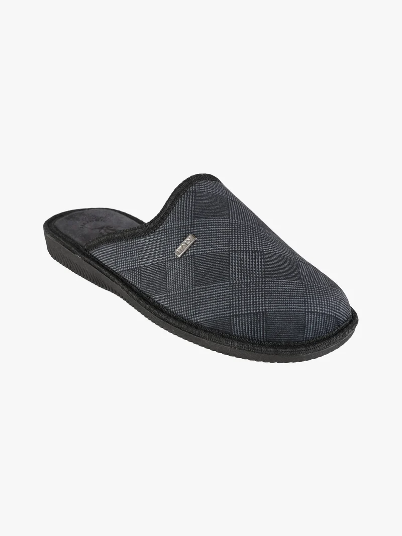 Pantofole invernali da uomo - grigio scuro