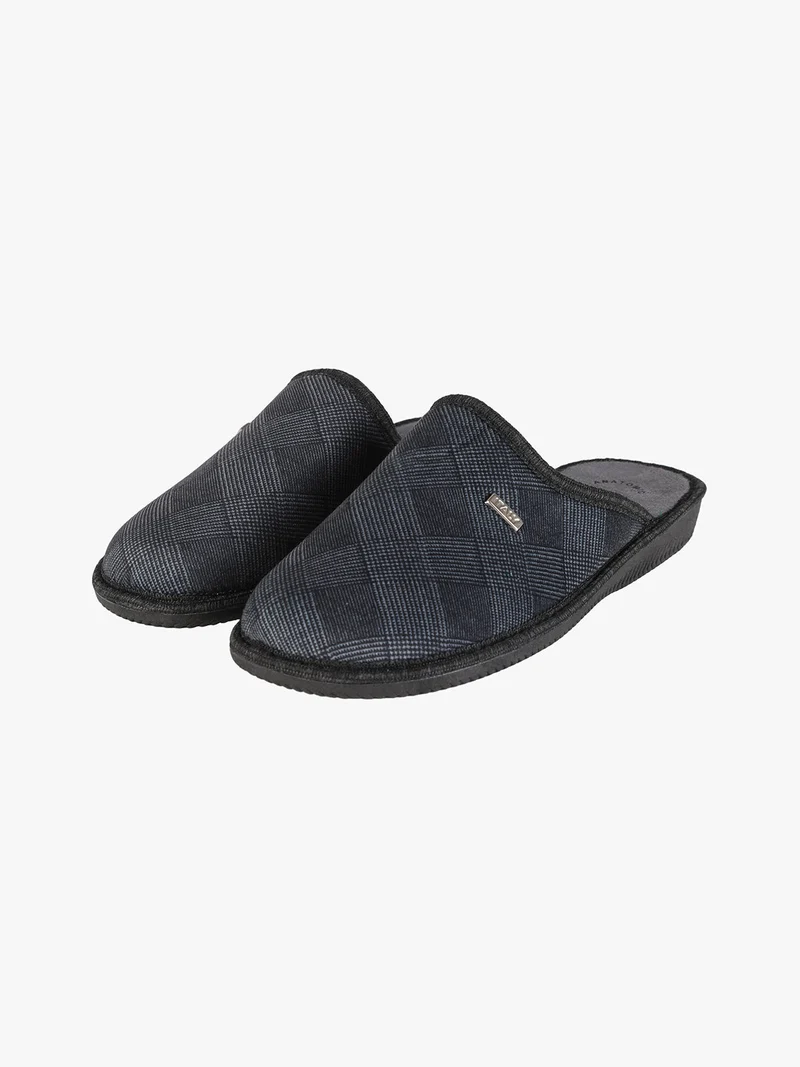 Pantofole invernali da uomo - grigio scuro