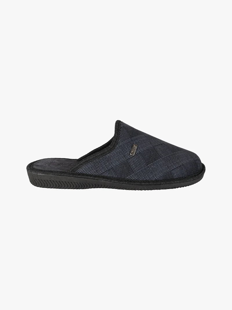 Pantofole invernali da uomo - grigio scuro