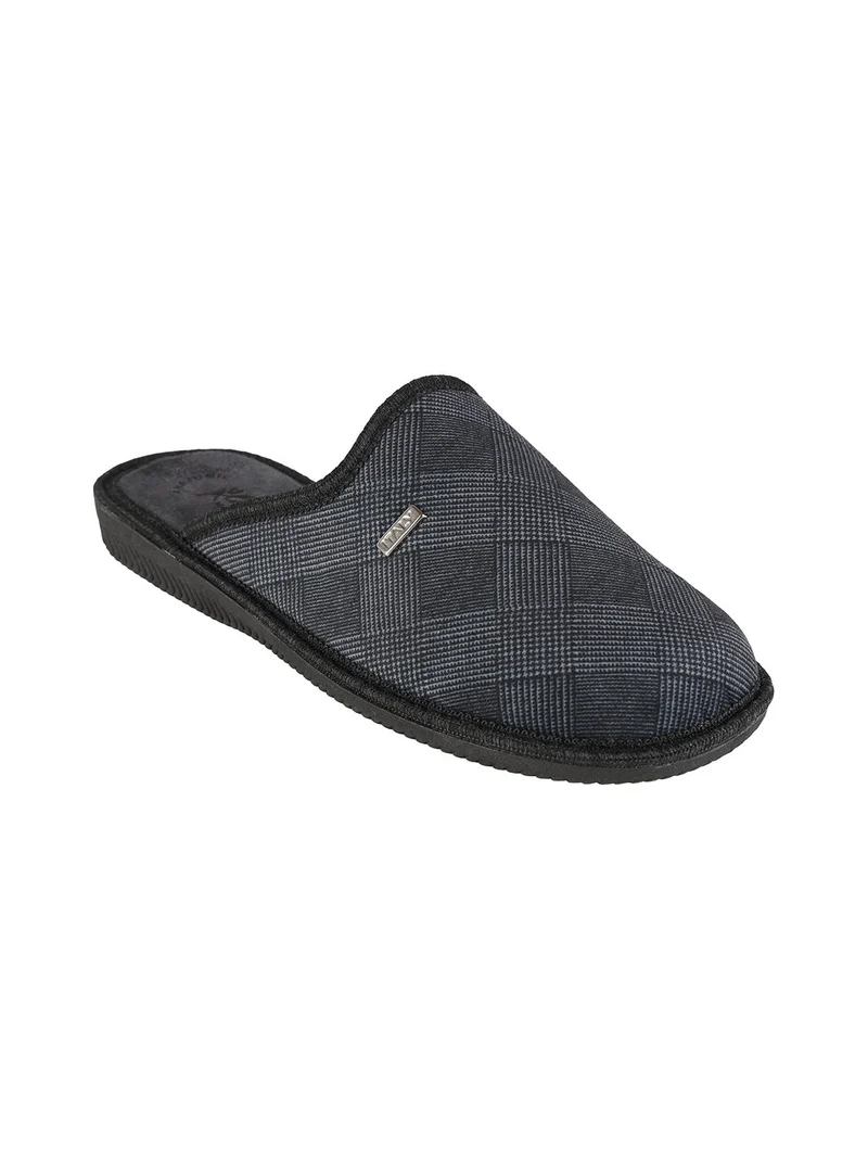 Pantofole invernali da uomo - grigio scuro