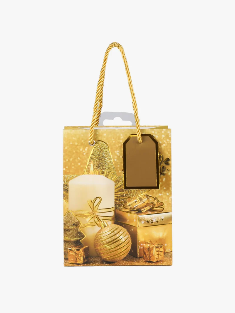 Sacchetto da regalo di Natale - oro