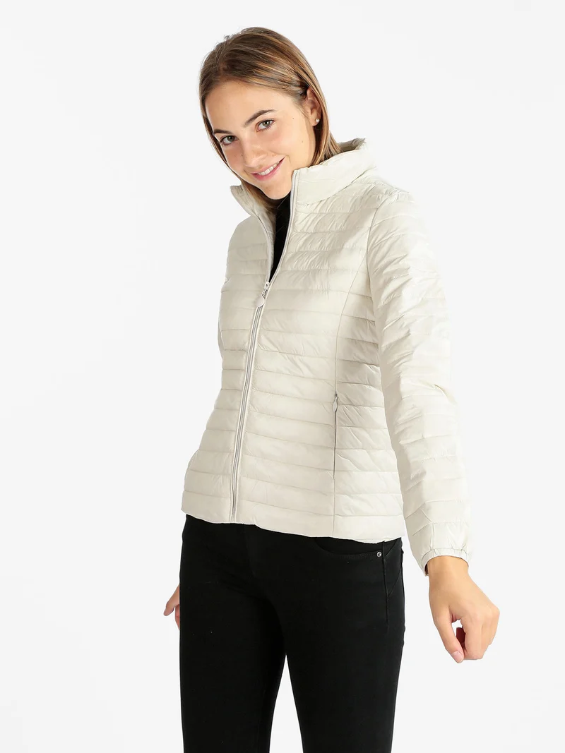 Piumino donna modello 100 grammi - panna