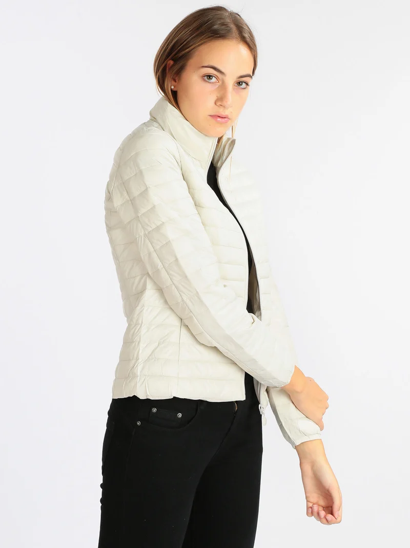 Piumino donna modello 100 grammi - panna