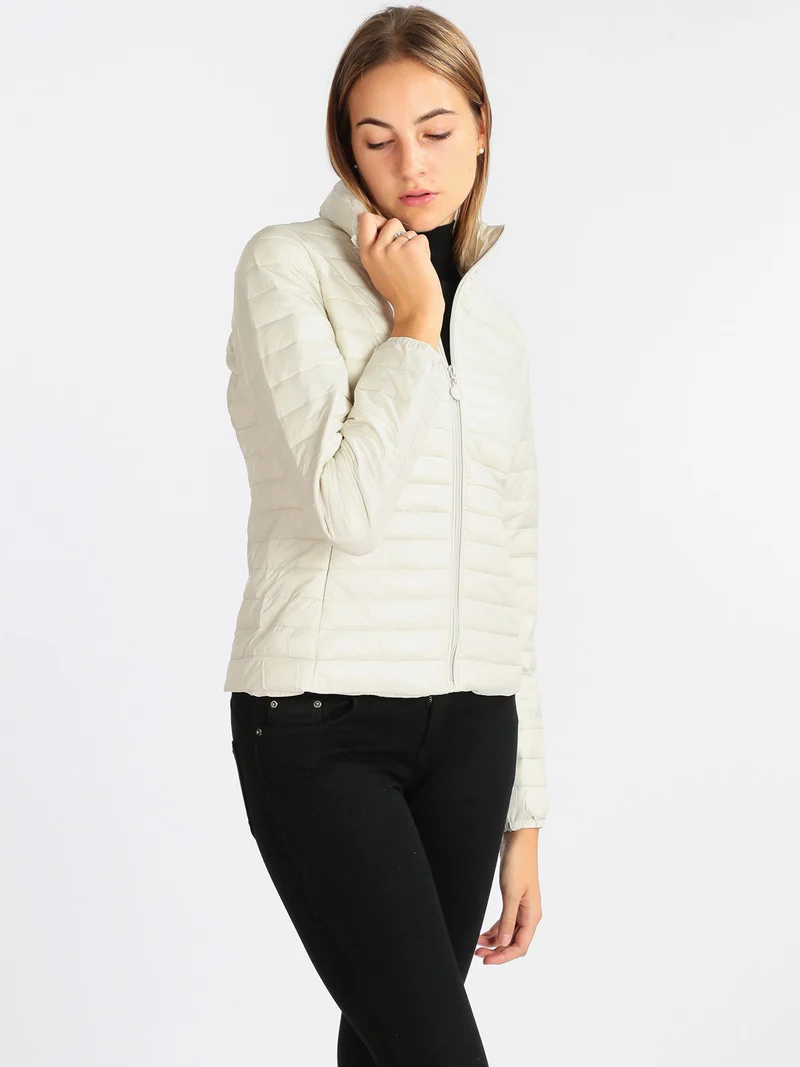Piumino donna modello 100 grammi - panna